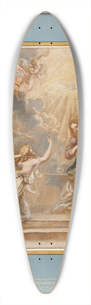 Jan Boeckhorst - The Annunciation 39.3 inch art pintail longboard deck