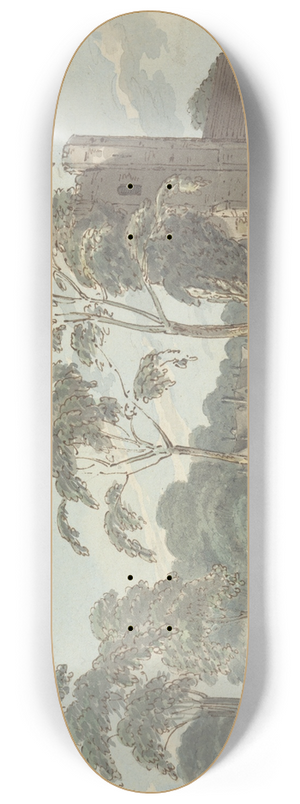 Joseph Farington - A Church at Stanstead 8.25 inch art skate deck Joseph Farington - A Church at Stanstead 8.25 inch art skate deck