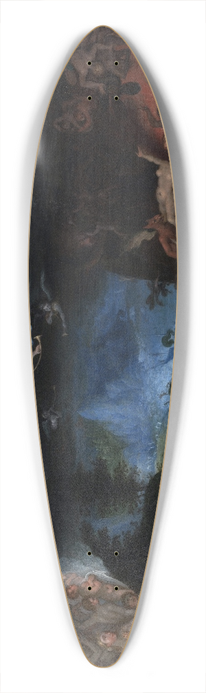 Jan Brueghel The Elder - The Last Judgement 39.3 inch art pintail longboard deck