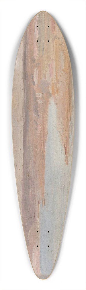 Jan Cigliski - Desert landscape with a river 39.3 inch art pintail longboard deck