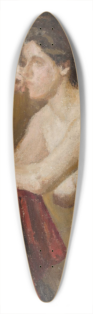 Jan Cigliski - Female model, study 39.3 inch art pintail longboard deck