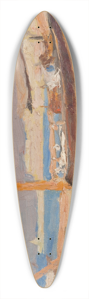 Jan Cigliski - Malta (A Ship) 39.3 inch art pintail longboard deck
