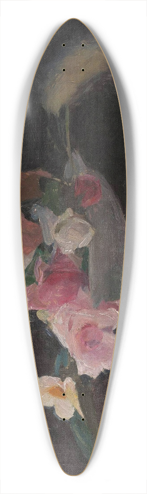 Jan Cigliski - Roses 39.3 inch art pintail longboard deck