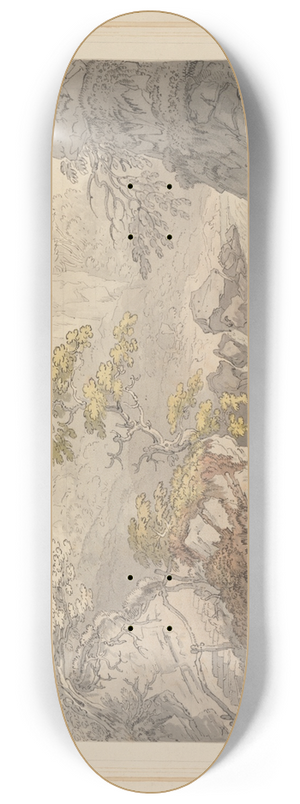 Joseph Farington - View of Nunery in Cumberland 8.25 inch art skate deck Joseph Farington - View of Nunery in Cumberland 8.25 inch art skate deck