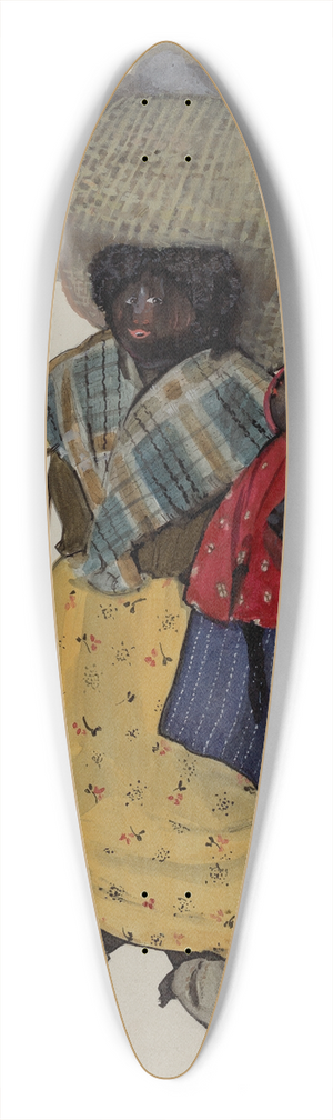 Jane Iverson - Doll 39.3 inch art pintail longboard deck