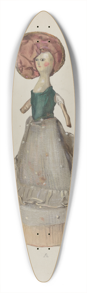 Jane Iverson - Doll 39.3 inch art pintail longboard deck