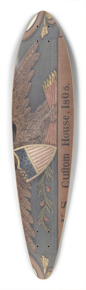 Jane Iverson - Eagle 39.3 inch art pintail longboard deck