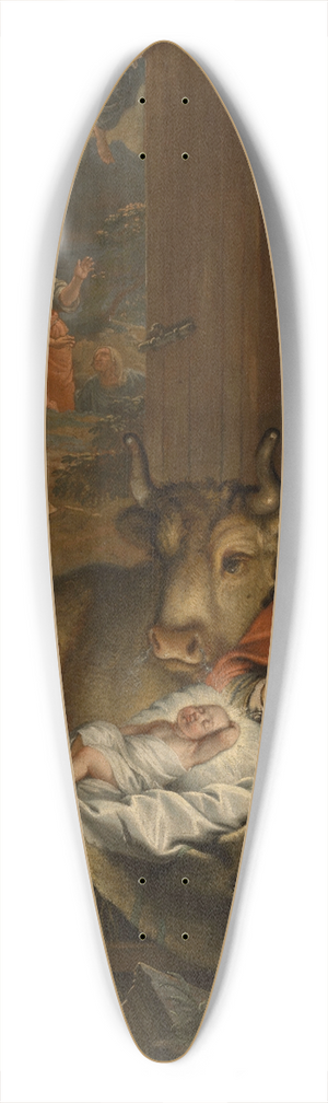 Jan Erasmus Quellinus - The Nativity 39.3 inch art pintail longboard deck