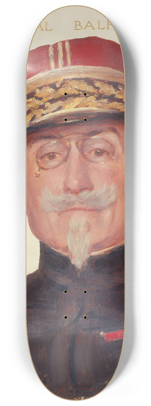 Joseph Flix Bouchor - Portrait du gnral Maurice Balfourier (1852-1933). 8.25 inch art skate deck Joseph Flix Bouchor - Portrait du gnral Maurice Balfourier (1852-1933). 8.25 inch art skate deck