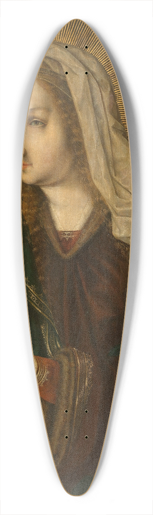 Jan Gossaert - Afflicta Virgo 39.3 inch art pintail longboard deck