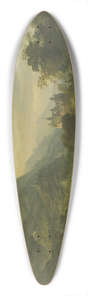 Jan Griffier - River View 39.3 inch art pintail longboard deck