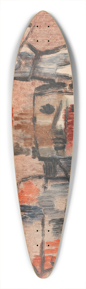 Jankel Adler - Junges Mdchen 39.3 inch art pintail longboard deck