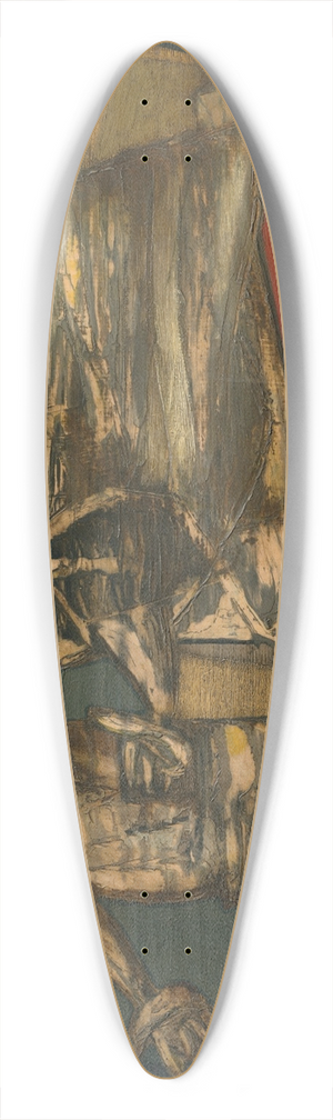 Jankel Adler - Two Figures 39.3 inch art pintail longboard deck