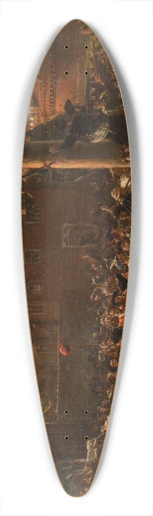 Jan Matejko - Students Leaving Krakow in 1549 39.3 inch art pintail longboard deck