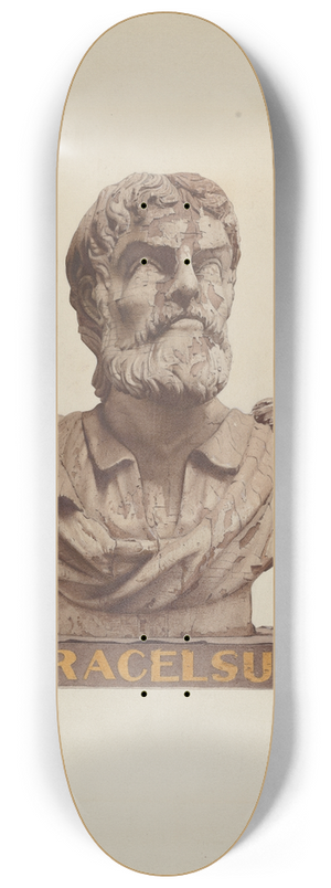 Joseph Goldberg - Bust of Paracelsus 8.25 inch art skate deck