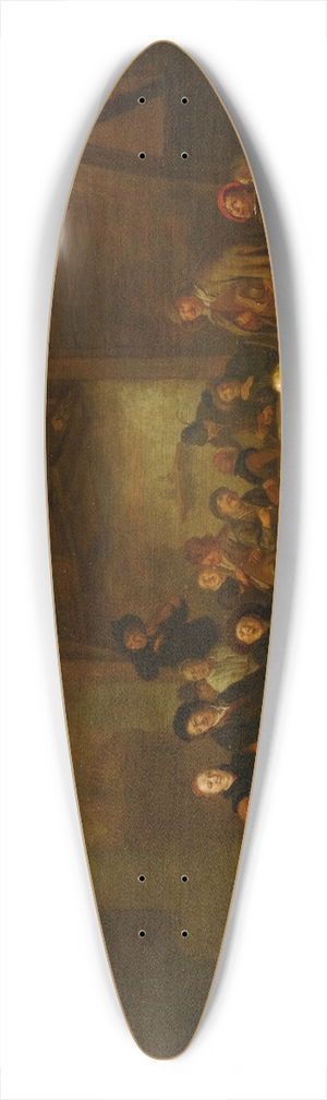 Jan Miense Molenaer - Tavern Scene 39.3 inch art pintail longboard deck