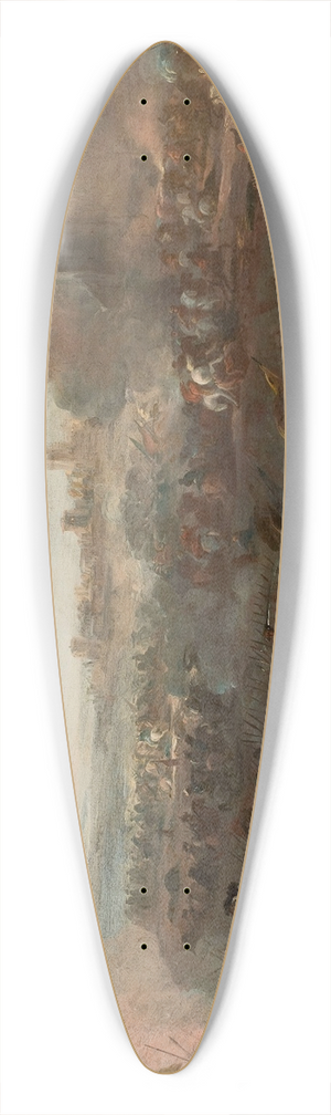 Jan Peter van Bredael II - Battle 39.3 inch art pintail longboard deck