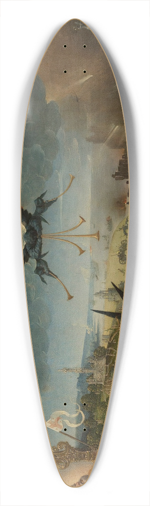 Jan Provost - The Last Judgment 39.3 inch art pintail longboard deck