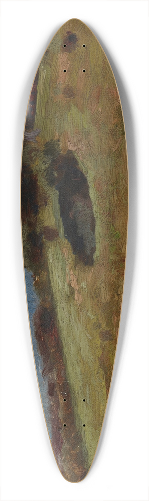 Jan Stanislawski - Landscape 39.3 inch art pintail longboard deck