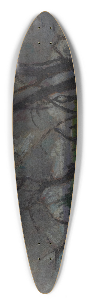 Jan Stanislawski - Landscape 39.3 inch art pintail longboard deck