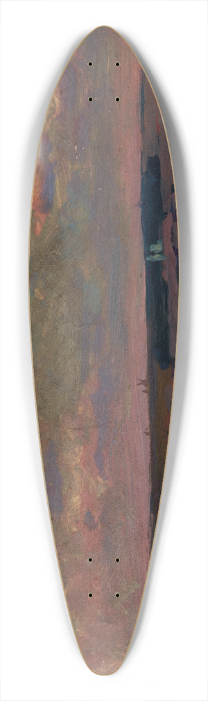 Jan Stanislawski - Landscape 39.3 inch art pintail longboard deck