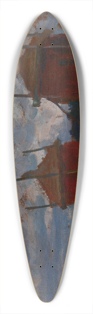 Jan Stanislawski - Lithuanian Ricks 39.3 inch art pintail longboard deck