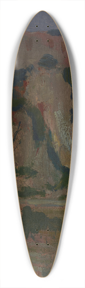 Jan Stanislawski - Moon 39.3 inch art pintail longboard deck
