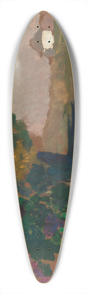 Jan Stanislawski - Ukrainian Theme 39.3 inch art pintail longboard deck