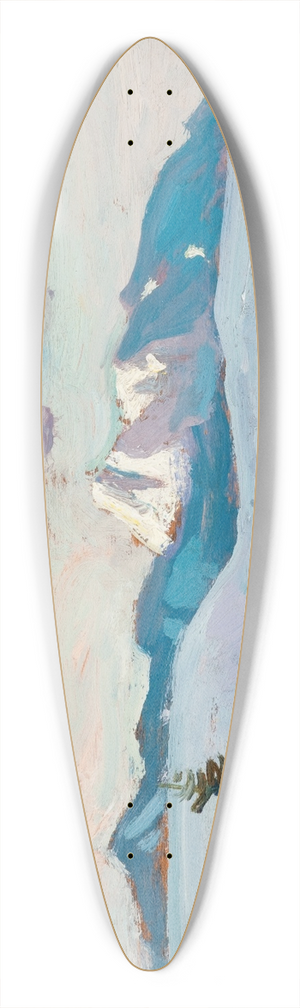 Jan Stanislawski - Zakopane in Winter 39.3 inch art pintail longboard deck