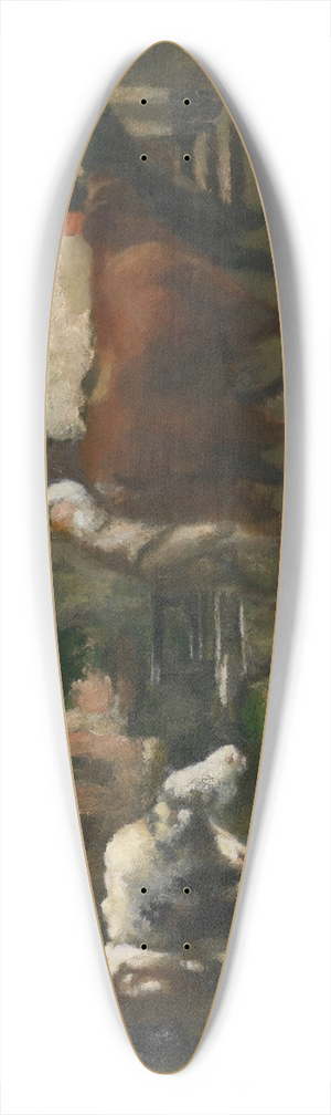 Jan Stobbaerts - To the Stables 39.3 inch art pintail longboard deck