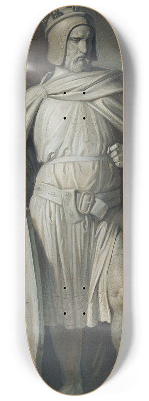 Joseph Hasslwander - Entwurf fr eine Figur des Wiener Rathauses 8.25 inch art skate deck