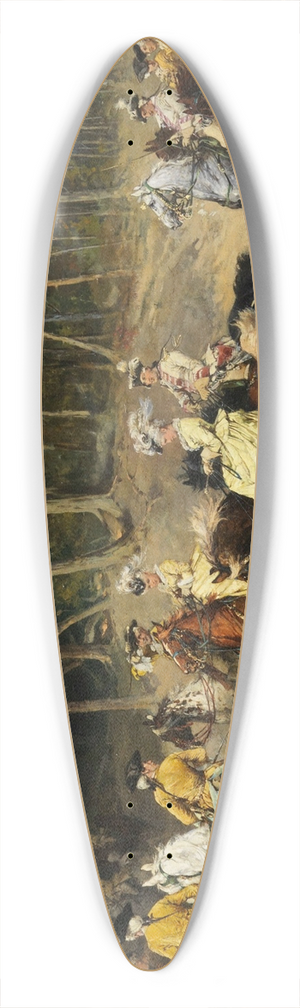 Jan Van Chelminski - Parforcejagd 39.3 inch art pintail longboard deck