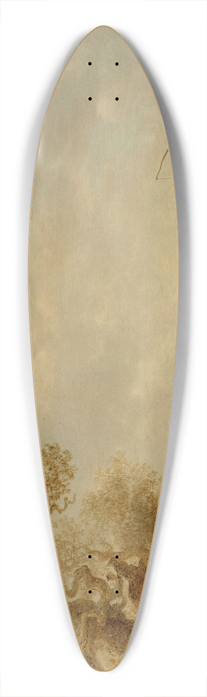 Jan van Goyen - A dune landscape with figures 39.3 inch art pintail longboard deck