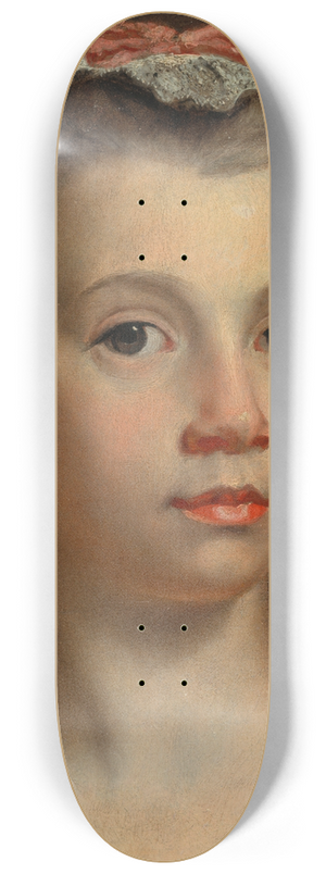 Joseph Highmore - Sketch of a Young Girl 8.25 inch art skate deck