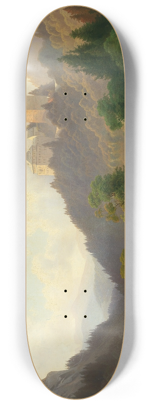 Joseph Holzer - The Pleasures of Summer at the Foot of a Castle 8.25 inch art skate deck