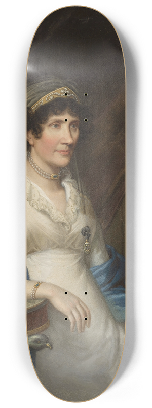 Joseph Karl Stieler - Portrait of Marianna Dembiska ne Moszyska 8.25 inch art skate deck