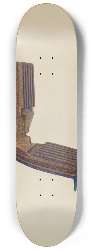 Joseph L. Boyd - Fluting Iron 8.25 inch art skate deck