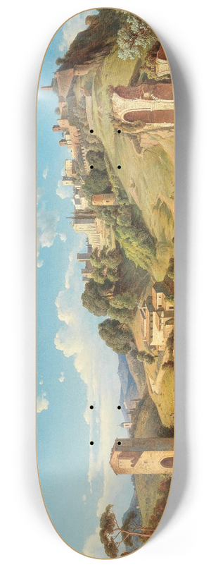 Joseph Magnus Stck - View of the town of Narni 8.25 inch art skate deck Joseph Magnus Stck - View of the town of Narni 8.25 inch art skate deck