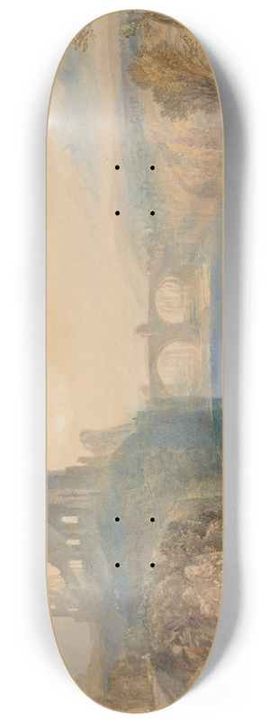 Joseph Mallord William Turner - Barnard Castle 8.25 inch art skate deck