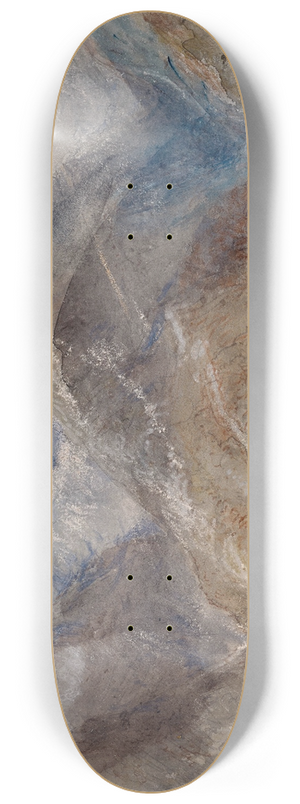 Joseph Mallord William Turner - Castle on Height near Geneva 8.25 inch art skate deck Joseph Mallord William Turner - Castle on Height near Geneva 8.25 inch art skate deck