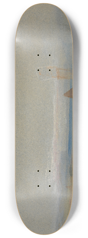 Joseph Mallord William Turner - Fishing Boats Becalmed off le Havre 8.25 inch art skate deck