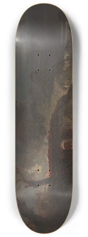 Joseph Mallord William Turner - Limekiln at Coalbrookdale 8.25 inch art skate deck Joseph Mallord William Turner - Limekiln at Coalbrookdale 8.25 inch art skate deck