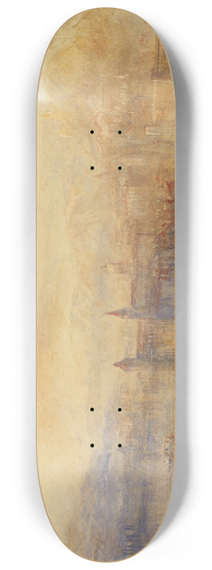 Joseph Mallord William Turner - Lucerne from the Lake 8.25 inch art skate deck Joseph Mallord William Turner - Lucerne from the Lake 8.25 inch art skate deck