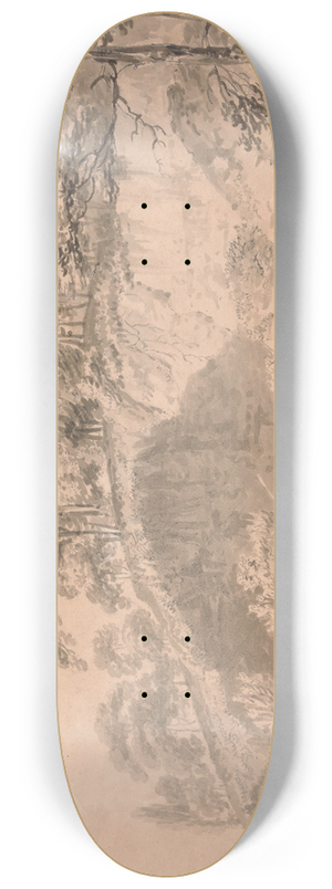 Joseph Mallord William Turner - Man with Horse and Cart Entering a Quarry 8.25 inch art skate deck Joseph Mallord William Turner - Man with Horse and Cart Entering a Quarry 8.25 inch art skate deck
