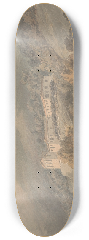 Joseph Mallord William Turner - Santa Lucia, A Convent near Caserta 8.25 inch art skate deck Joseph Mallord William Turner - Santa Lucia, A Convent near Caserta 8.25 inch art skate deck