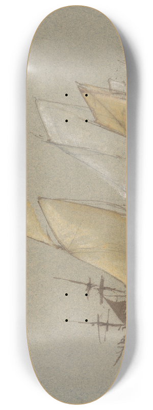 Joseph Mallord William Turner - Shipping 8.25 inch art skate deck Joseph Mallord William Turner - Shipping 8.25 inch art skate deck