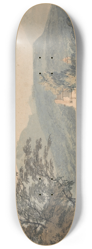 Joseph Mallord William Turner - Sir William Hamiltons Villa 8.25 inch art skate deck Joseph Mallord William Turner - Sir William Hamiltons Villa 8.25 inch art skate deck