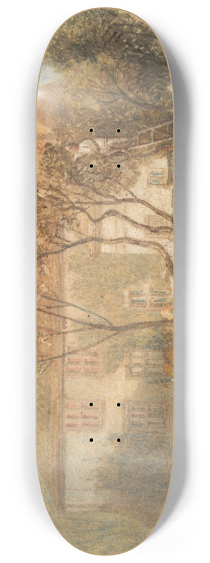 Joseph Mallord William Turner - Steeton Manor House, Near Farnley 8.25 inch art skate deck Joseph Mallord William Turner - Steeton Manor House, Near Farnley 8.25 inch art skate deck