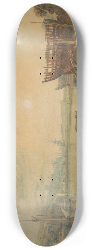 Joseph Mallord William Turner - Teignmouth, Devonshire 8.25 inch art skate deck