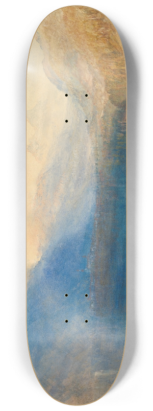 Joseph Mallord William Turner - The Lake of Zug 8.25 inch art skate deck Joseph Mallord William Turner - The Lake of Zug 8.25 inch art skate deck